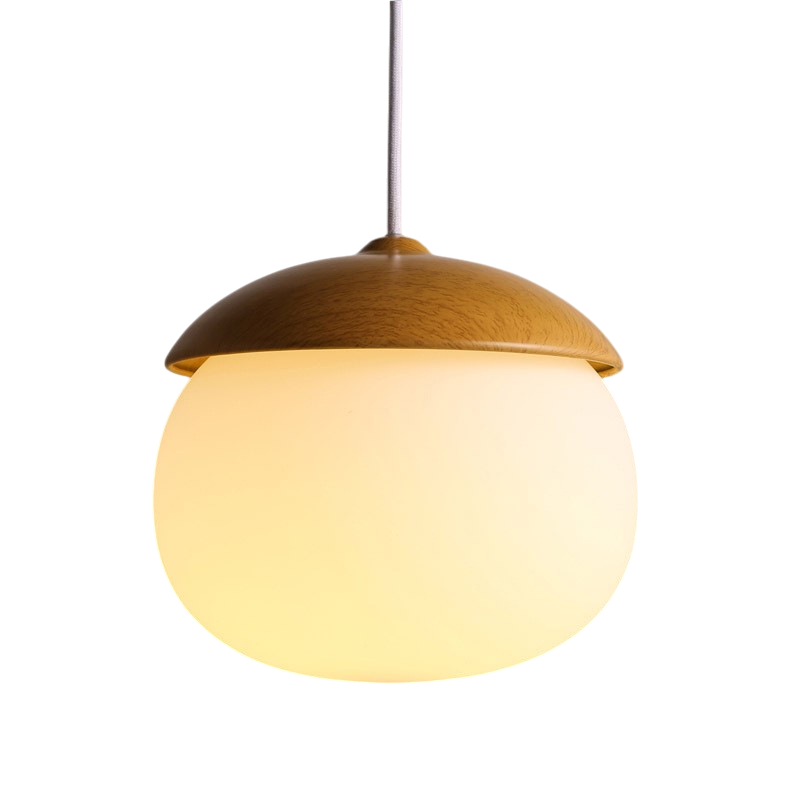 Scandinavian wooden pendant lamp 0