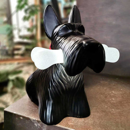 PuppyShine – Lámpara de Mesa LED de Perro Scottie Juguetón