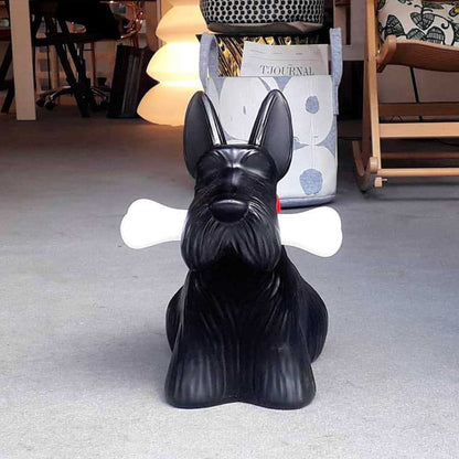 PuppyShine – Lámpara de Mesa LED de Perro Scottie Juguetón