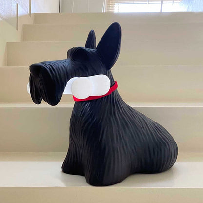 PuppyShine – Lámpara de Mesa LED de Perro Scottie Juguetón