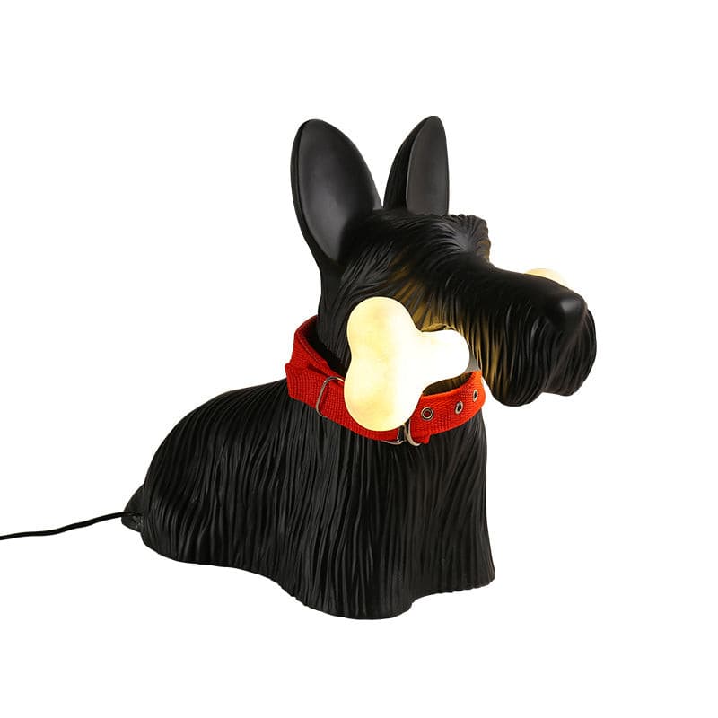 PuppyShine – Lámpara de Mesa LED de Perro Scottie Juguetón