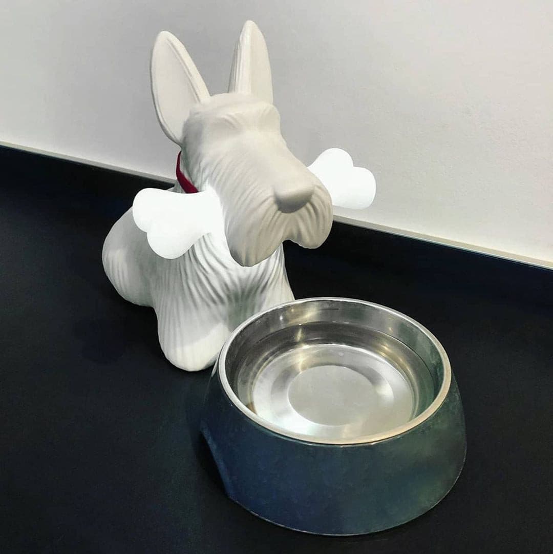 PuppyShine – Lámpara de Mesa LED de Perro Scottie Juguetón