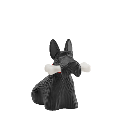 PuppyShine – Lámpara de Mesa LED de Perro Scottie Juguetón