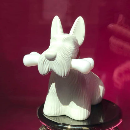 PuppyShine – Lámpara de Mesa LED de Perro Scottie Juguetón