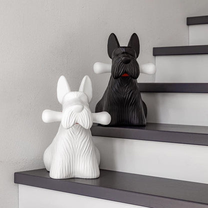 PuppyShine – Lámpara de Mesa LED de Perro Scottie Juguetón