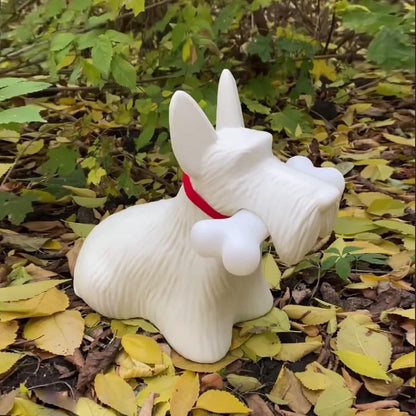 PuppyShine – Lámpara de Mesa LED de Perro Scottie Juguetón