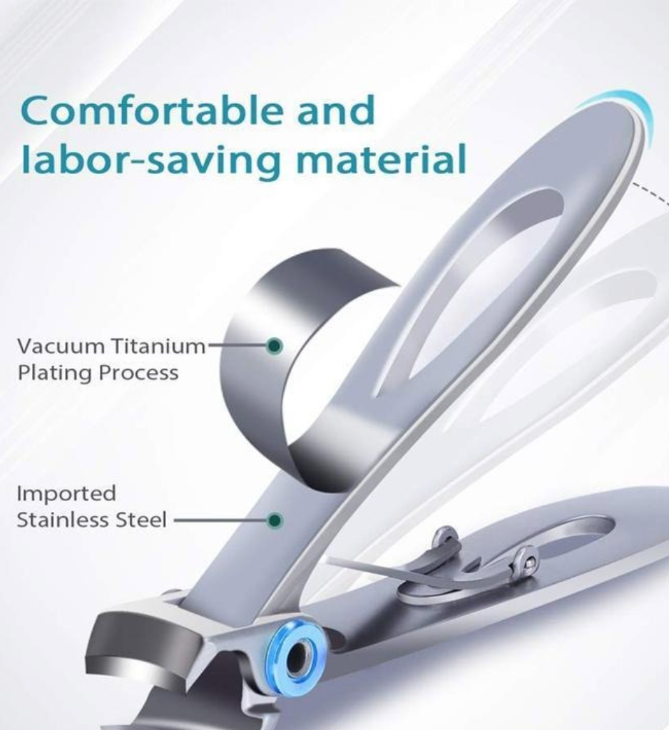 Ergonomic Nail Clippers for Thick Nails – Precision Trimmer with Durable Stainless Steel Construction-4