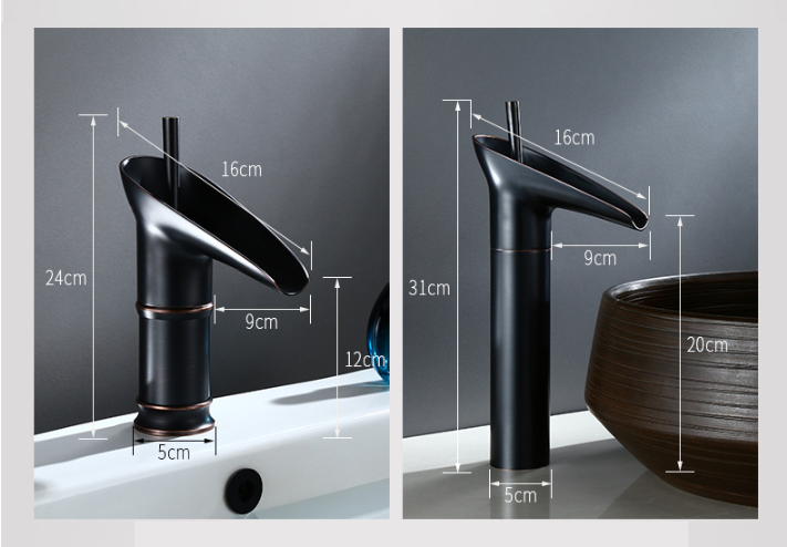 AquaScape - Retro Waterfall Bathroom Faucet