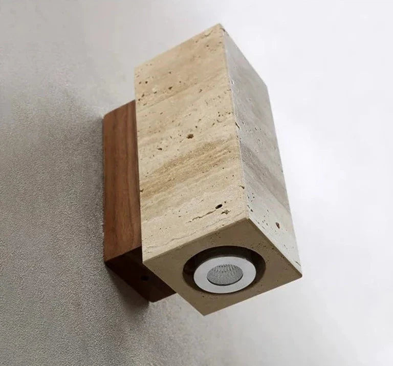 StoneGlow – Chic Wall Light Made with Natural Stone