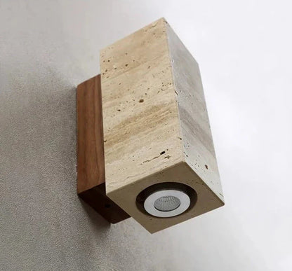 StoneGlow – Chic Wall Light Made with Natural Stone