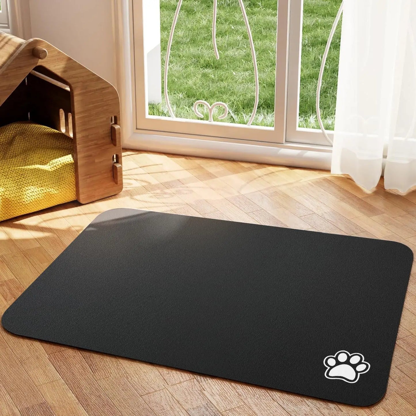 Variant image for Quicksip Absorbent Pet Placemat for Easy Cleaning & Quick Drying Floor Protection-4