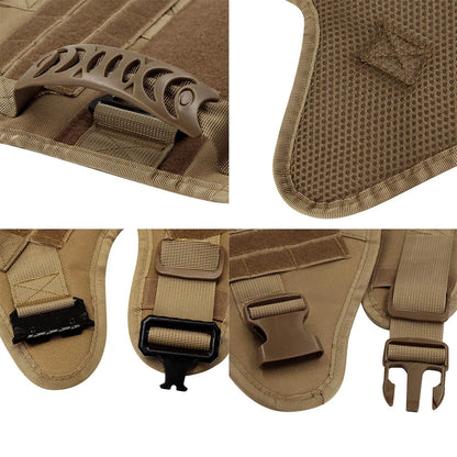 Guardpaw Tactical Dog Harness with Handle - Durable, Adjustable, Leash Set-4
