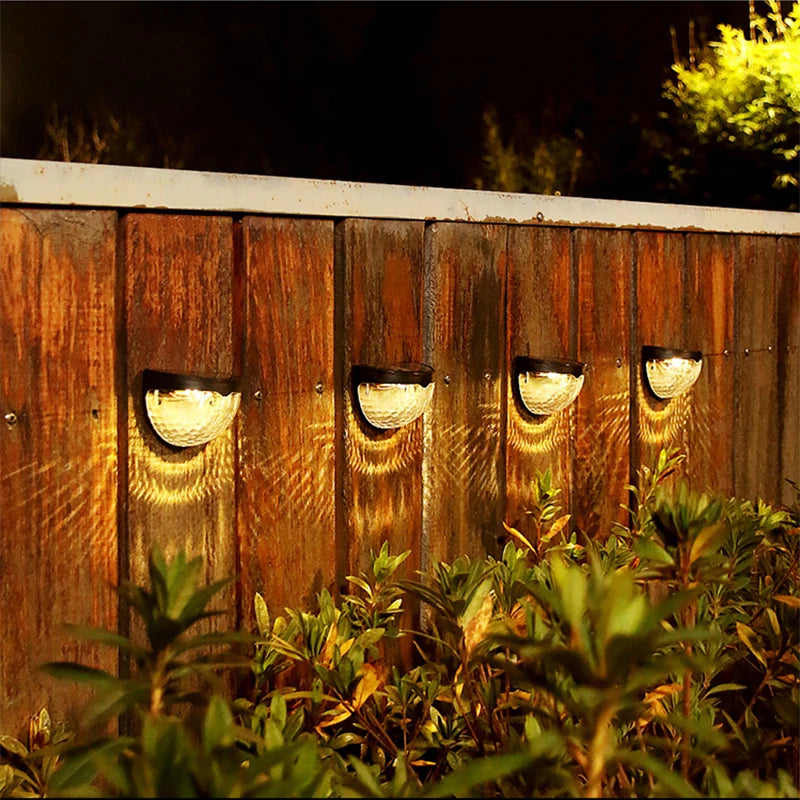 Solar Wall Lights Outdoor - Waterproof LED Garden Lights for Driveway & Patio-4