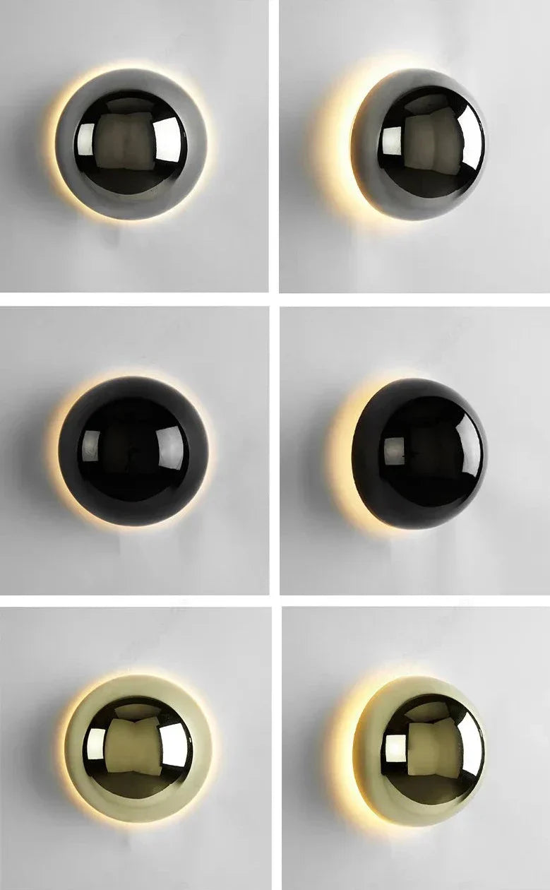 AuroraLume – Nordic Wall Lamp in Aluminium and Acrylic
