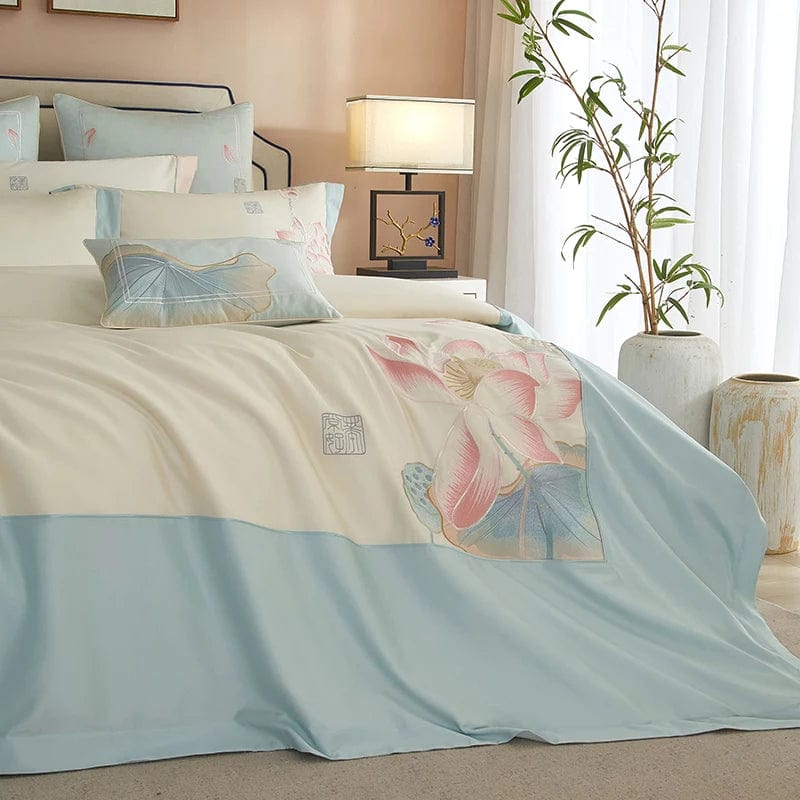 BlueTranquil - Egyptian Cotton Bed Linen Set