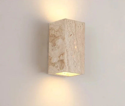 CitrusBeam - Luz de pared amarilla de piedra