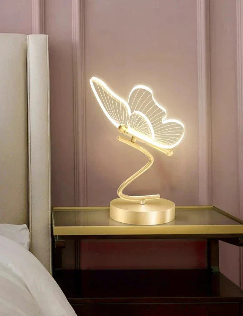 FlutterLight – Stylish Modern Butterfly Table Lamp