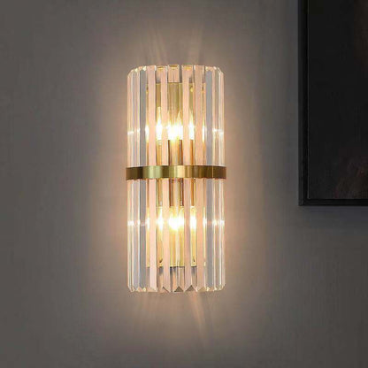 GoldenGleam – Elegant Gold Wall Light with Warm Glow