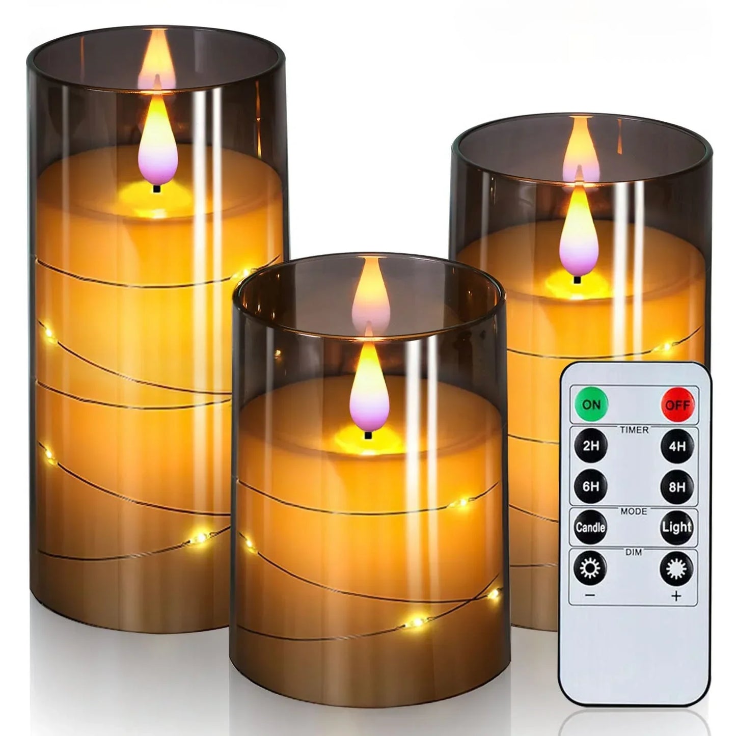 FlameGlow – Bougies LED avec effet de flamme réaliste
