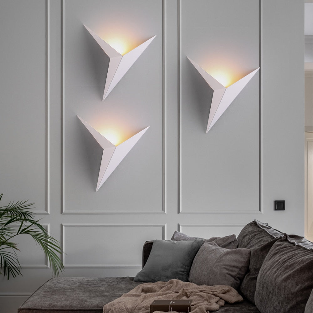 TriGlow – Triangular Wall Lamp for Sleek, Modern Lighting