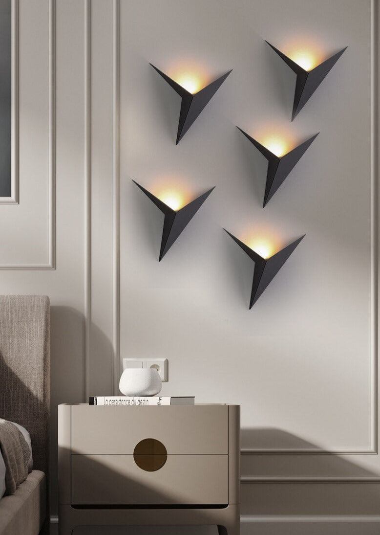 TriGlow – Triangular Wall Lamp for Sleek, Modern Lighting