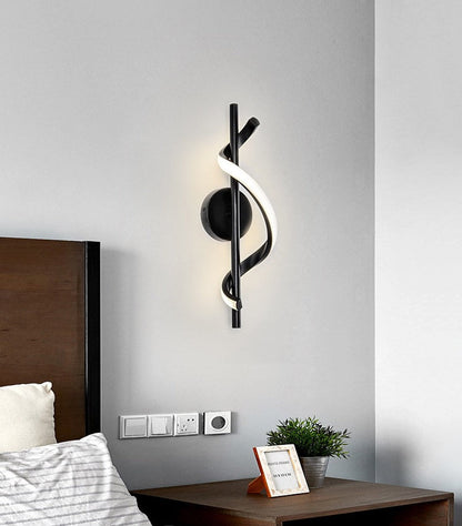 SpiralLume – Minimalist LED Wall Light with a Modern Edge