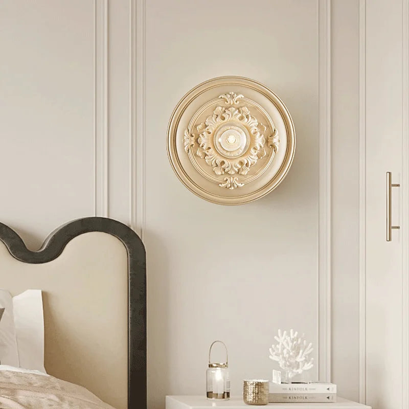 EpoqueBeam – Elegant French Round Wall Lamp for Retro Ambiance