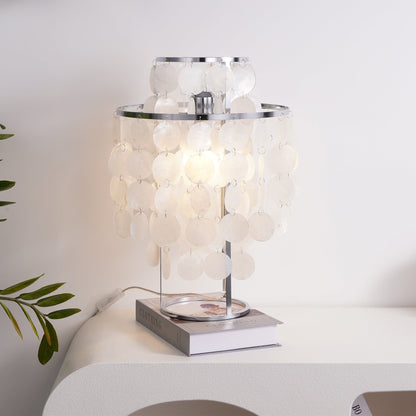 ShellLuxe - Table Lamp with Graceful Seashell Form and Comfortable Glow