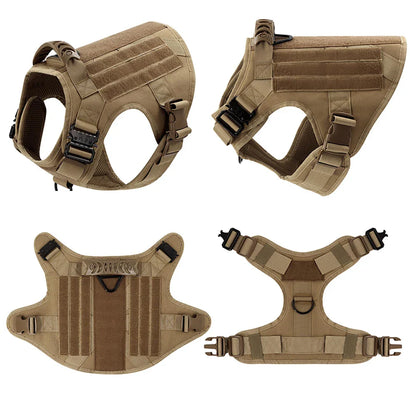 Guardpaw Tactical Dog Harness with Handle - Durable, Adjustable, Leash Set-3