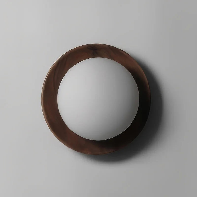WalnutEdge – Luxurious Wall Light with Walnut Wood Accents