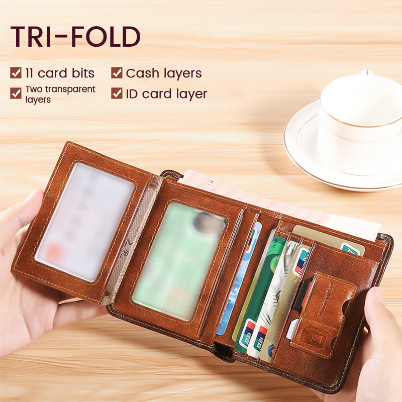 SecureGuard | Stylish Slim RFID Anti-Theft Wallet for Men 7