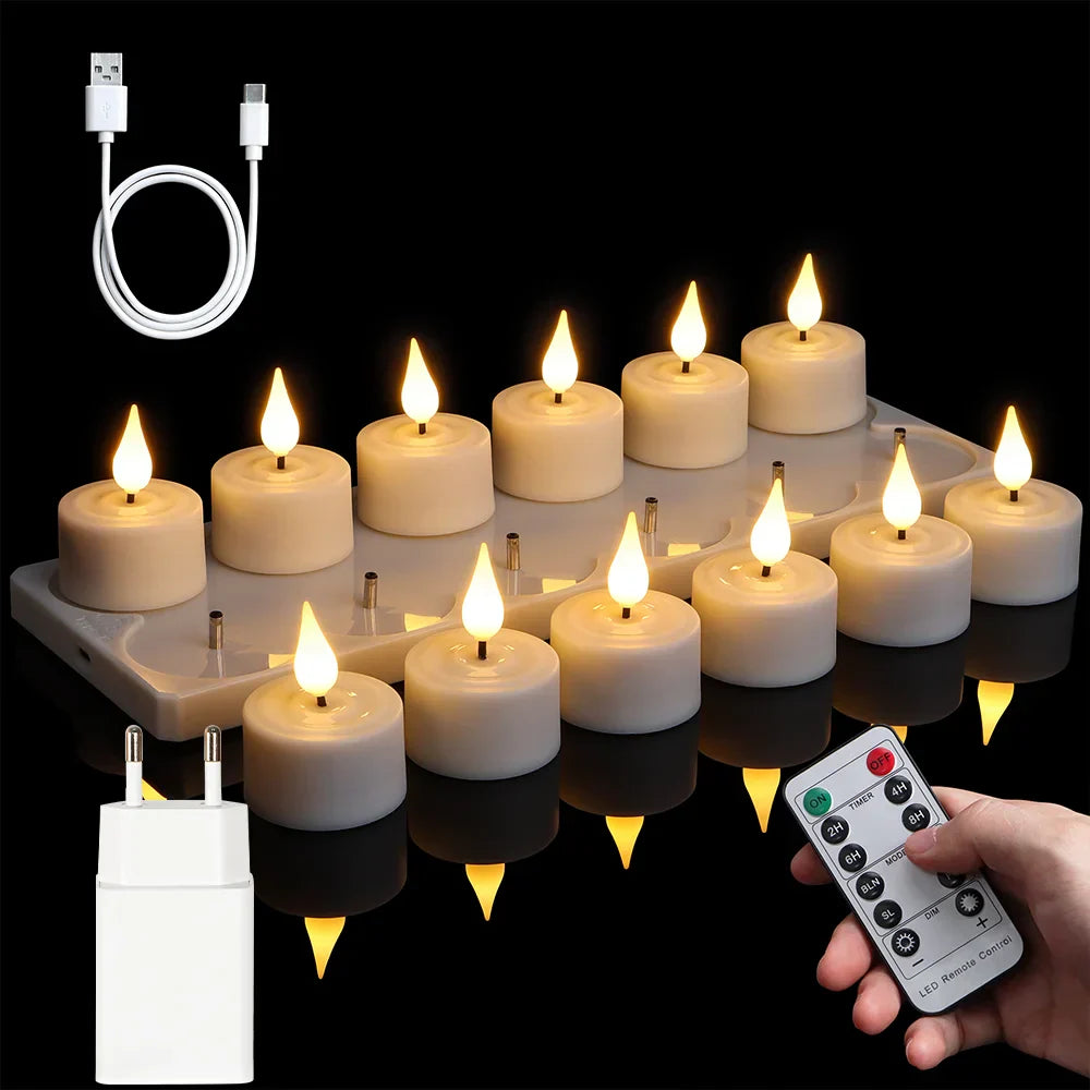 FlickerLuxe - Candele LED con effetto tremolante