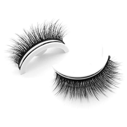 Self-Adhesive Reusable Eyelashes - Effortless Glamour, Allergy-Friendly, Easy Application-2