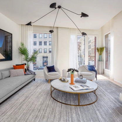 LuxeAura - Loftlampe med serge-inspireret design og raffineret lys