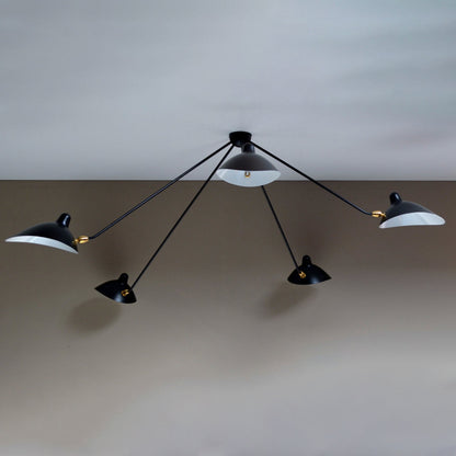 LuxeAura - Loftlampe med serge-inspireret design og raffineret lys