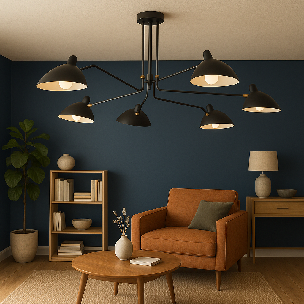 Serge Mouille Ceiling Lamp 3