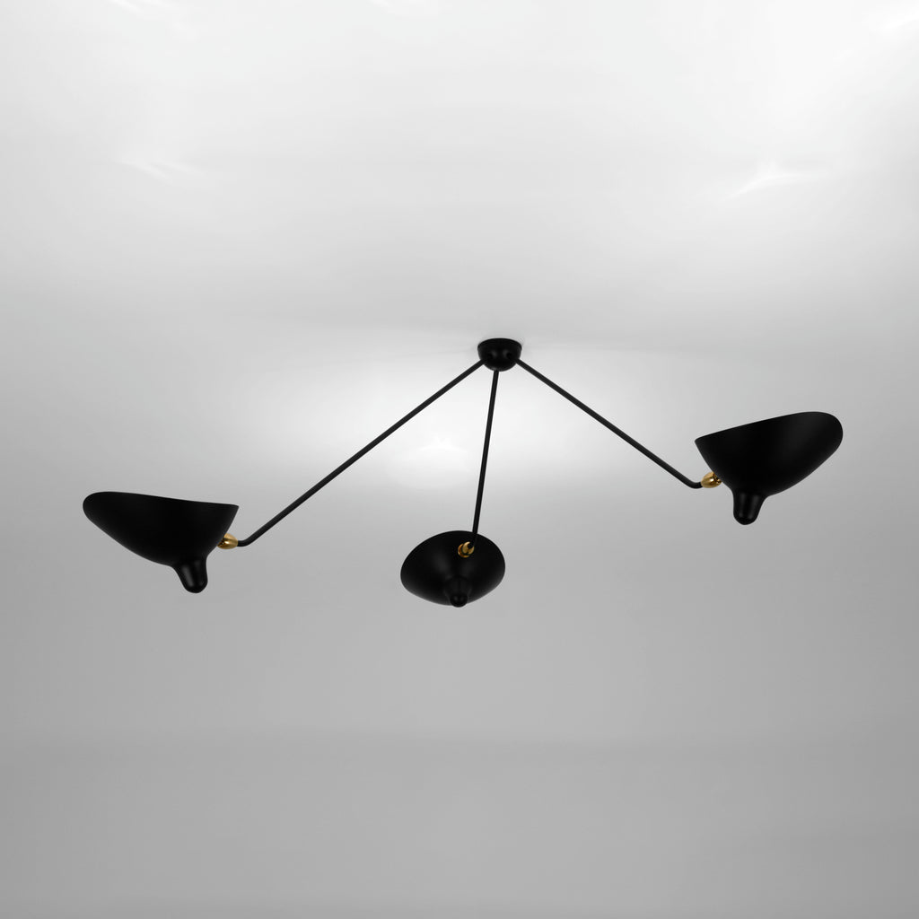LuxeAura - Loftlampe med serge-inspireret design og raffineret lys