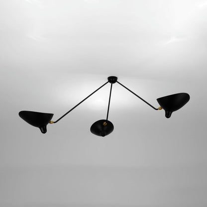 LuxeAura - Loftlampe med serge-inspireret design og raffineret lys