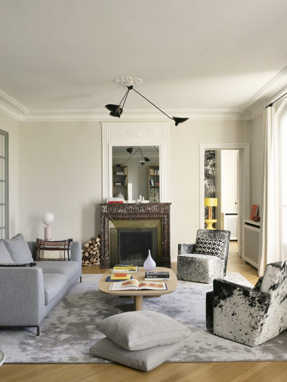 LuxeAura - Loftlampe med serge-inspireret design og raffineret lys