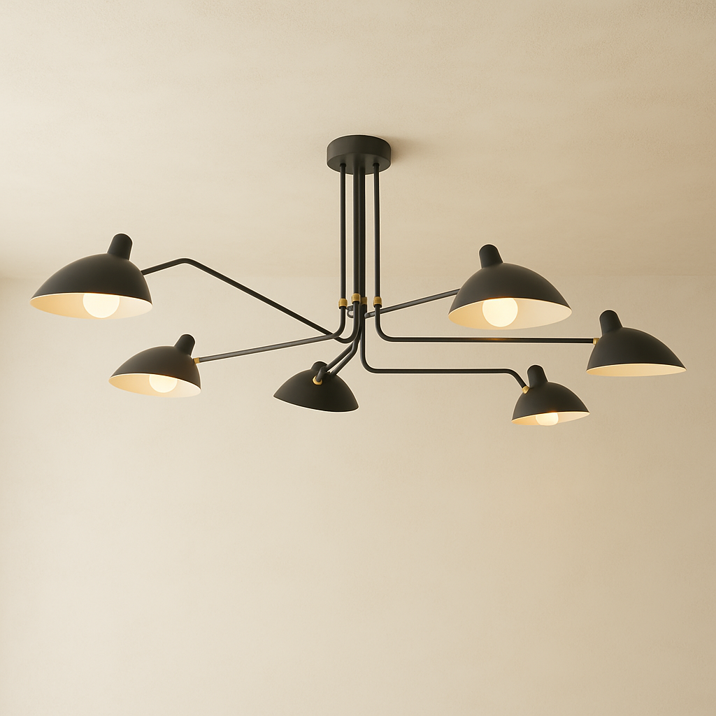 Serge Mouille Ceiling Lamp 4