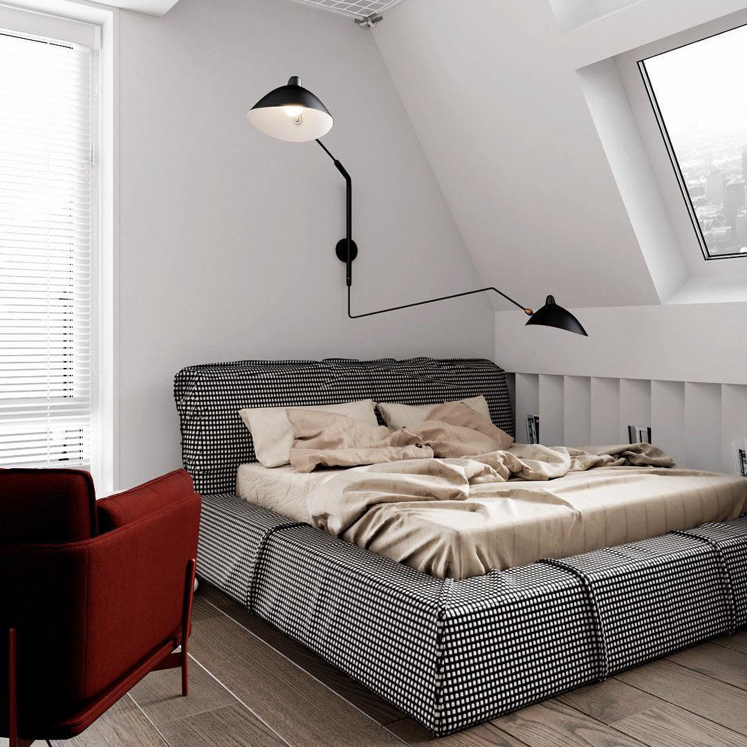 LumaFlex – Lámpara de pared de doble brazo para iluminación flexible