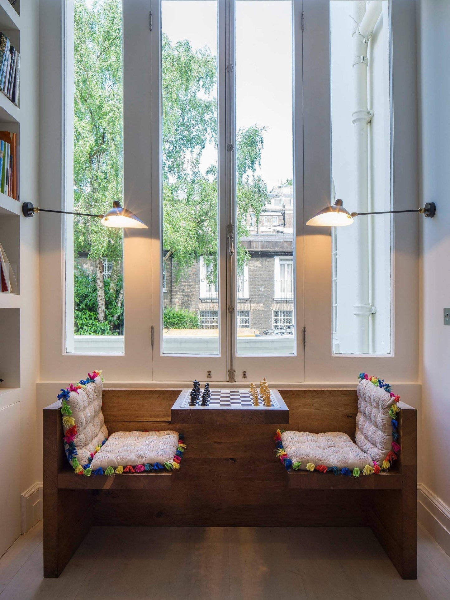 LumaFlex – Lámpara de pared de doble brazo para iluminación flexible