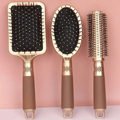 AirFlex Pro - Anti-Static Airbag Massage Paddle Brush for Curly Hair