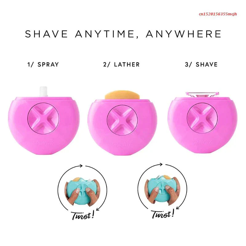 Mini Portable 3-in-1 Electric Razor for Women - Smooth Skin Lady Shaver-5