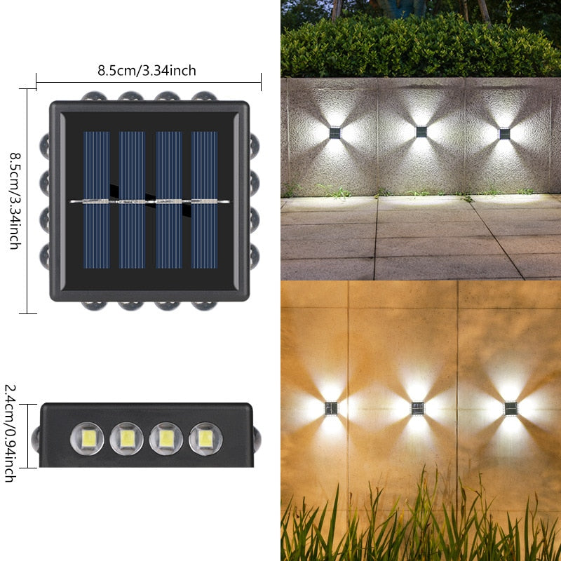SolarVibe – Sustainable Solar Wall Light for Modern Outdoors