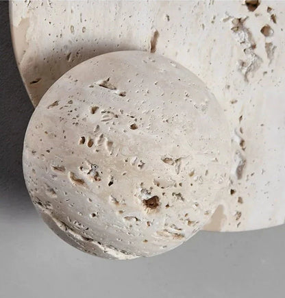 GraniteGlow - Round Stone Wall Fixture