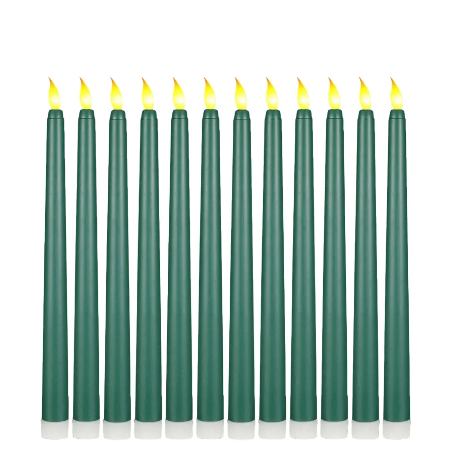 GloomLight - Candele LED nere coniche per Halloween e matrimoni