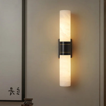 CopperEdge – Artistic Marble Wall Lamp for Unique Interiors