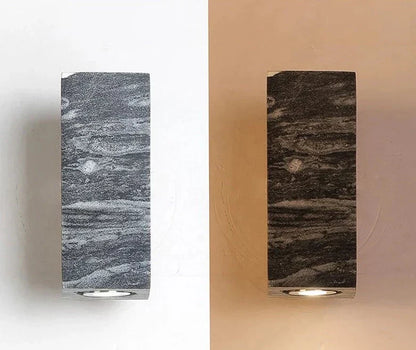 ZenBeam – Grey Wabi-Sabi Wall Lamp for Tranquil Ambience