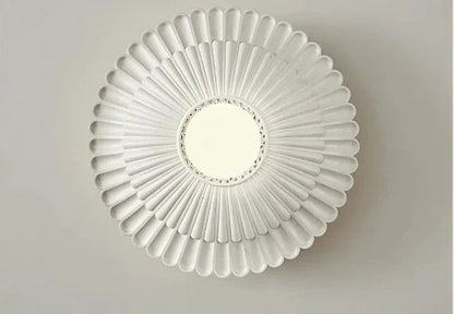 LaitGlow – French Round Milk White Wall Lamp for Elegant Spaces